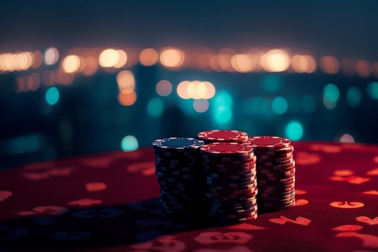 Pengguna bermain permainan sports dan casino di perangkat smartphone dengan antarmuka mudah